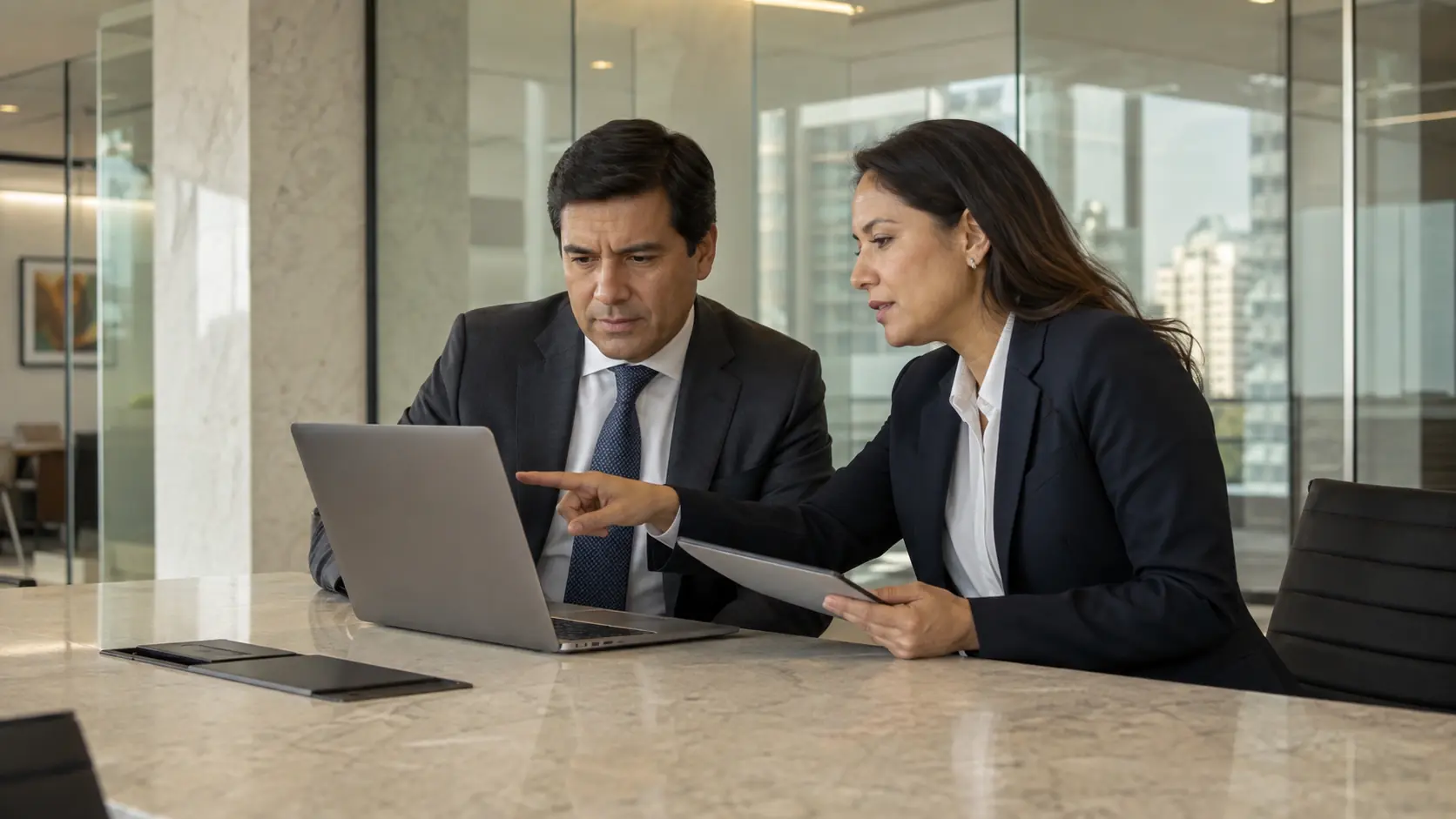 Abogados litigantes definiendo el siguiente paso procesal frente a una demora judicial